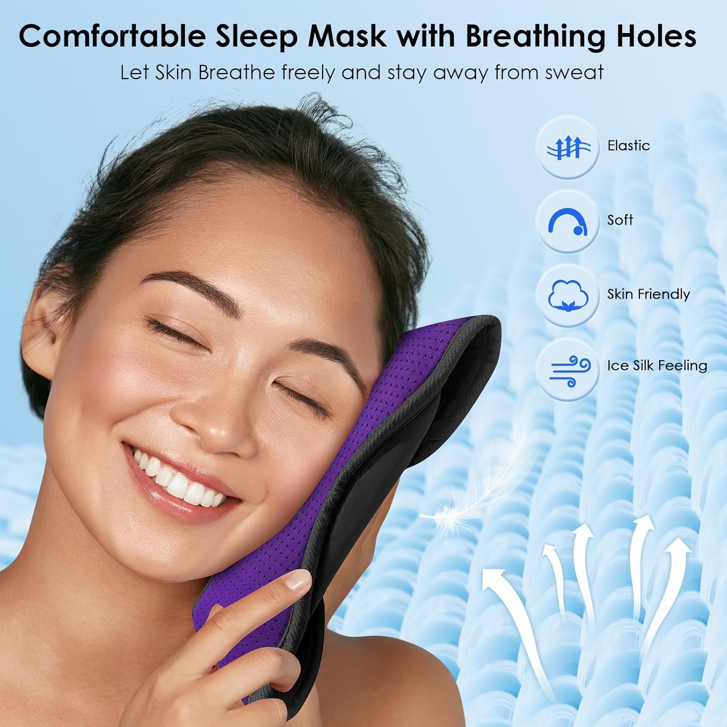 Thumbnail 6 de MUSICOZY Sleep Mask Headphones: 100% Blackout Bluetooth Eye Mask with Ultra-Thin Speakers