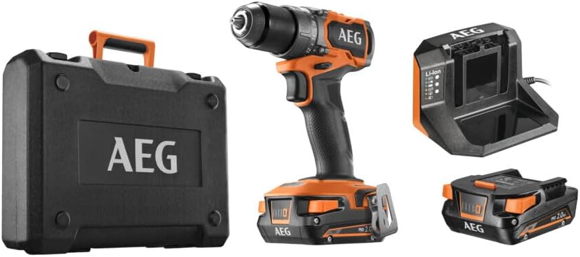 Detalle 2 de AEG - Perceuse à percussion 18V PRO18V Subcompact Brushless (BSB18SBL2-202C)