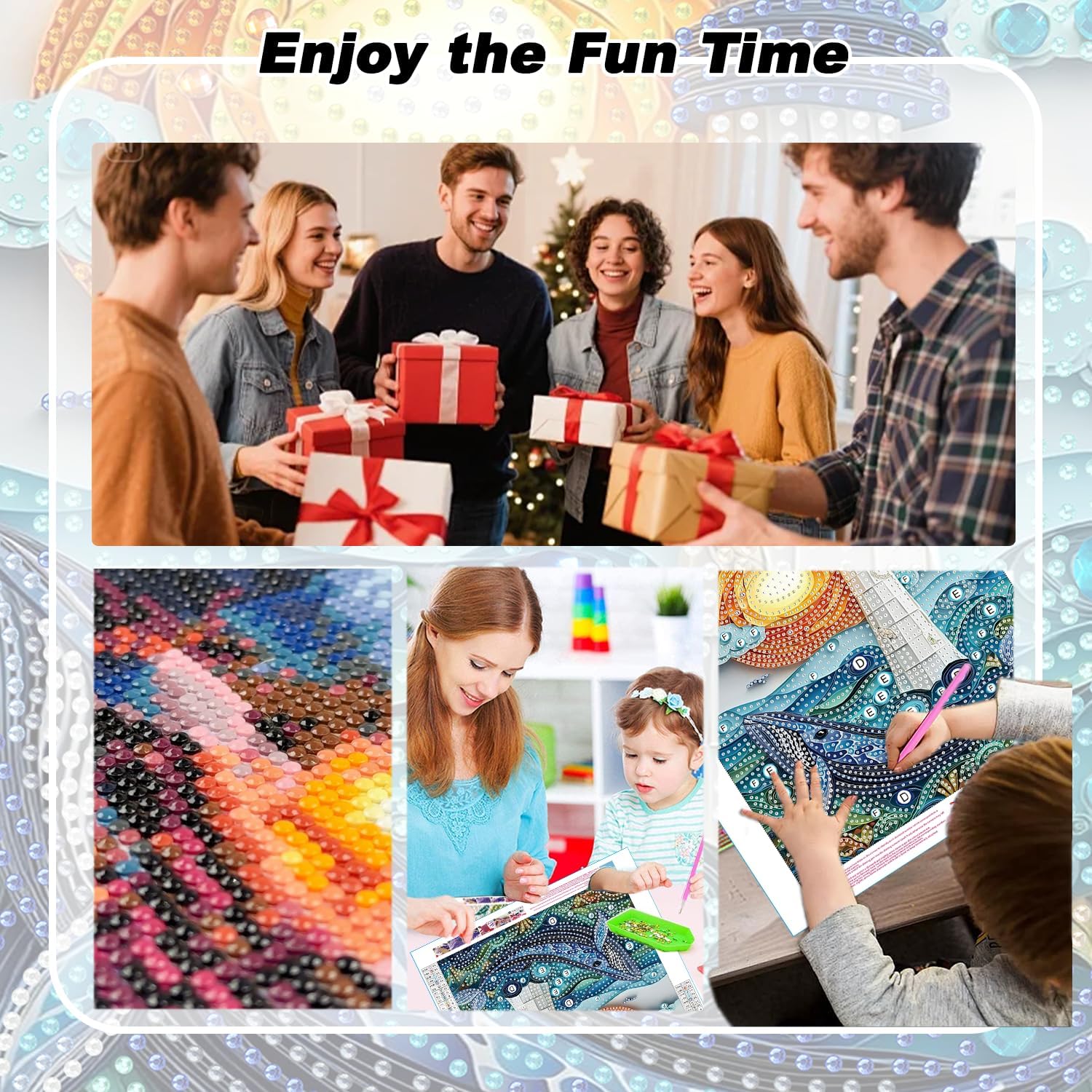 Thumbnail 6 de AIBOERL Diamond Painting Kit 12 x 16 in
