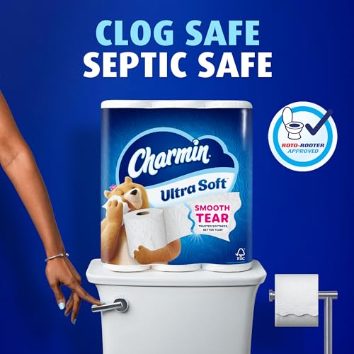 Thumbnail 14 de Charmin Ultra Soft Toilet Paper, 12 Mega Rolls (24 Regular Rolls) - 2-Ply Comfort & High Absorbency
