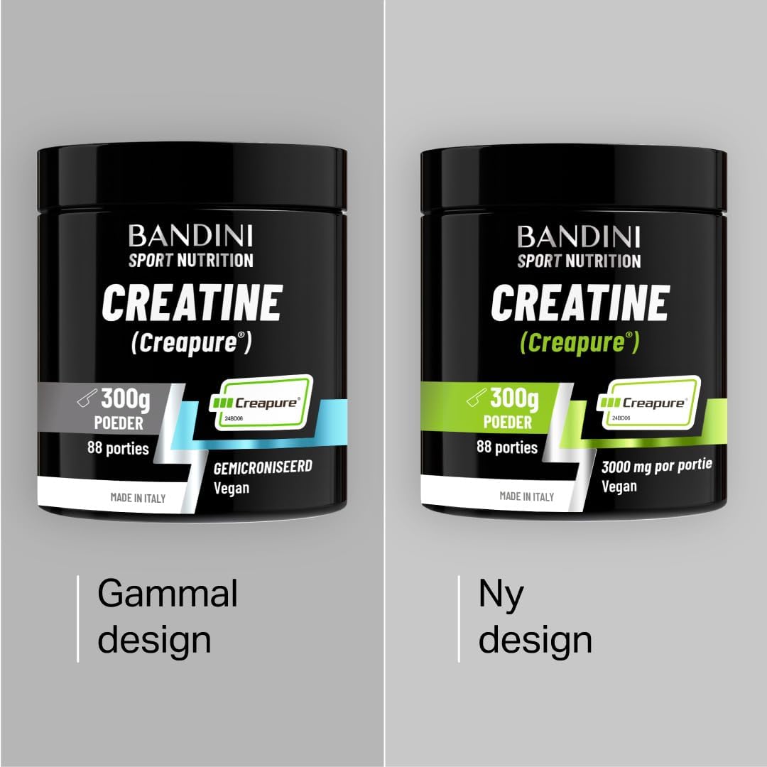 Detalle 2 de BANDINI Creatine CREAPURE creatine-monohydraatpoeder, 300 g, neutraal en vegan
