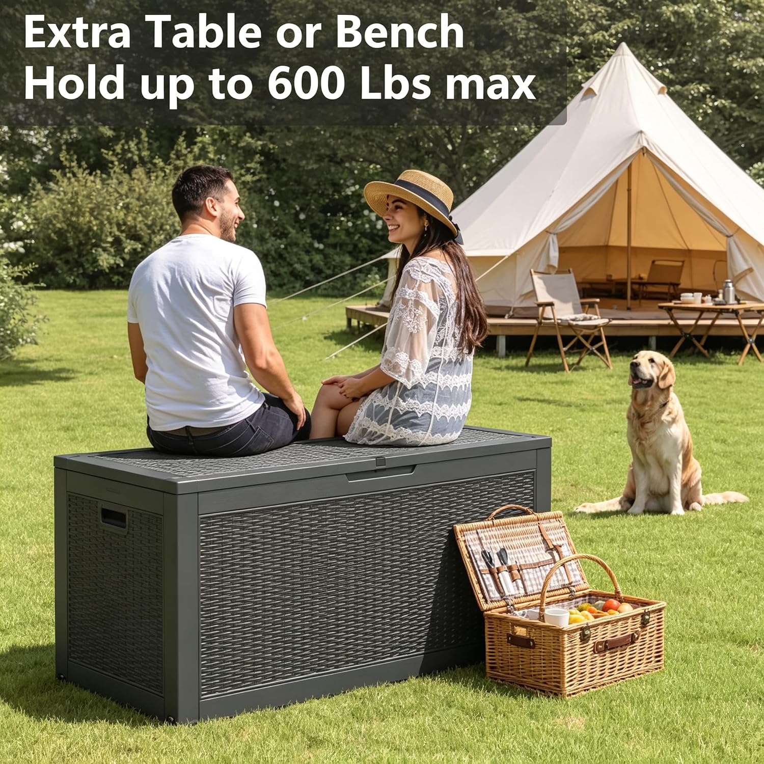 Detalle 2 de Outdoor Storage Box 100-Gallon
