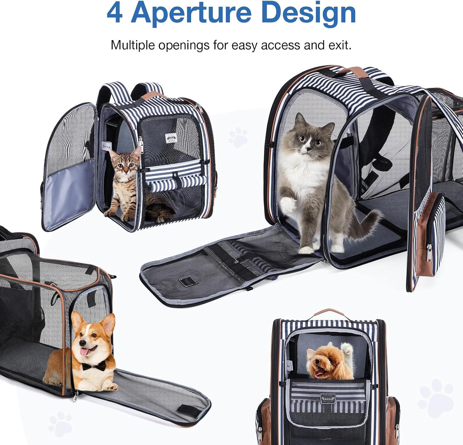 Thumbnail 4 de Lekespring XL Haustierrucksack für Hunde bis 12kg