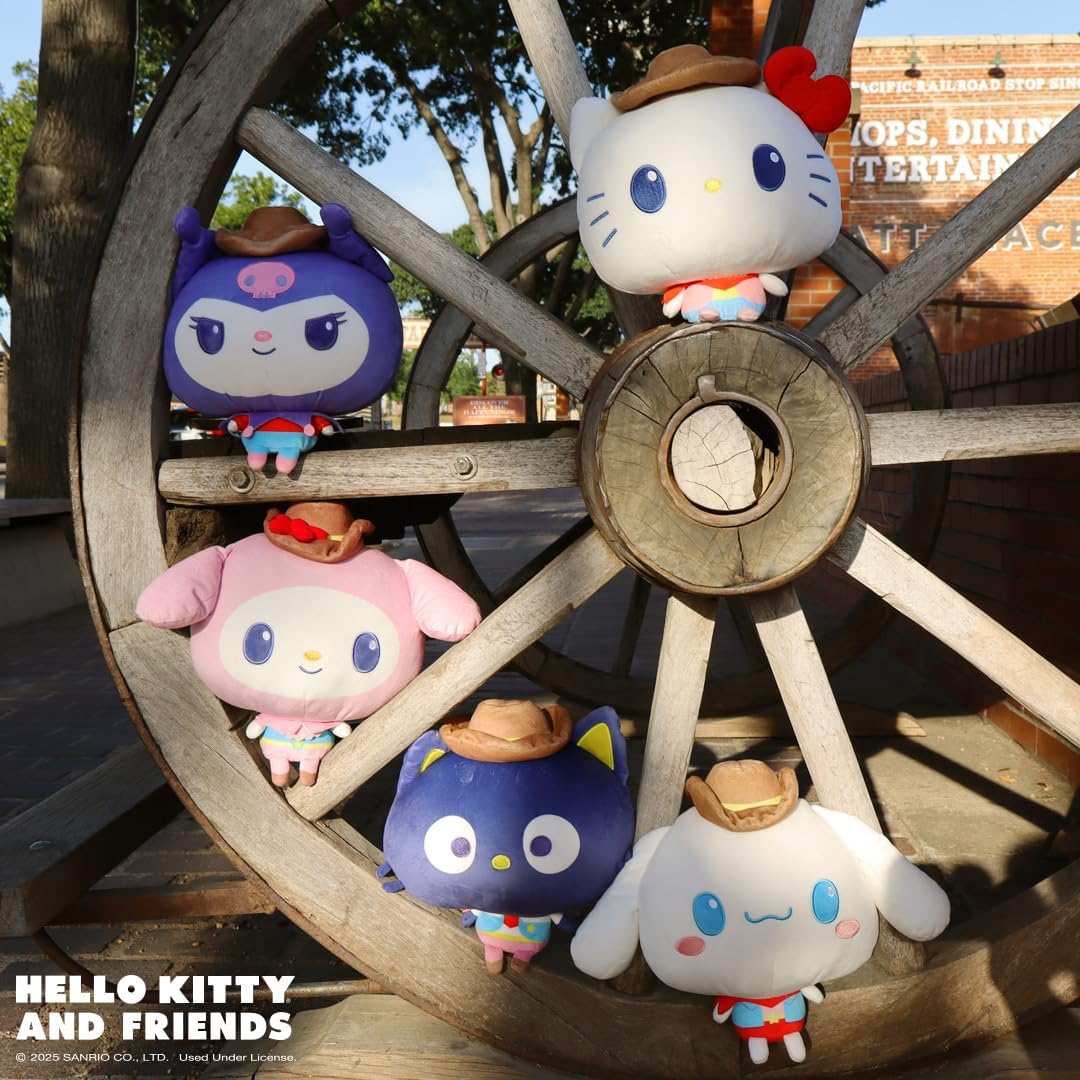 Detalle de TeeTurtle Cloudheads Cowboy Chococat Plush 8-inch plush
