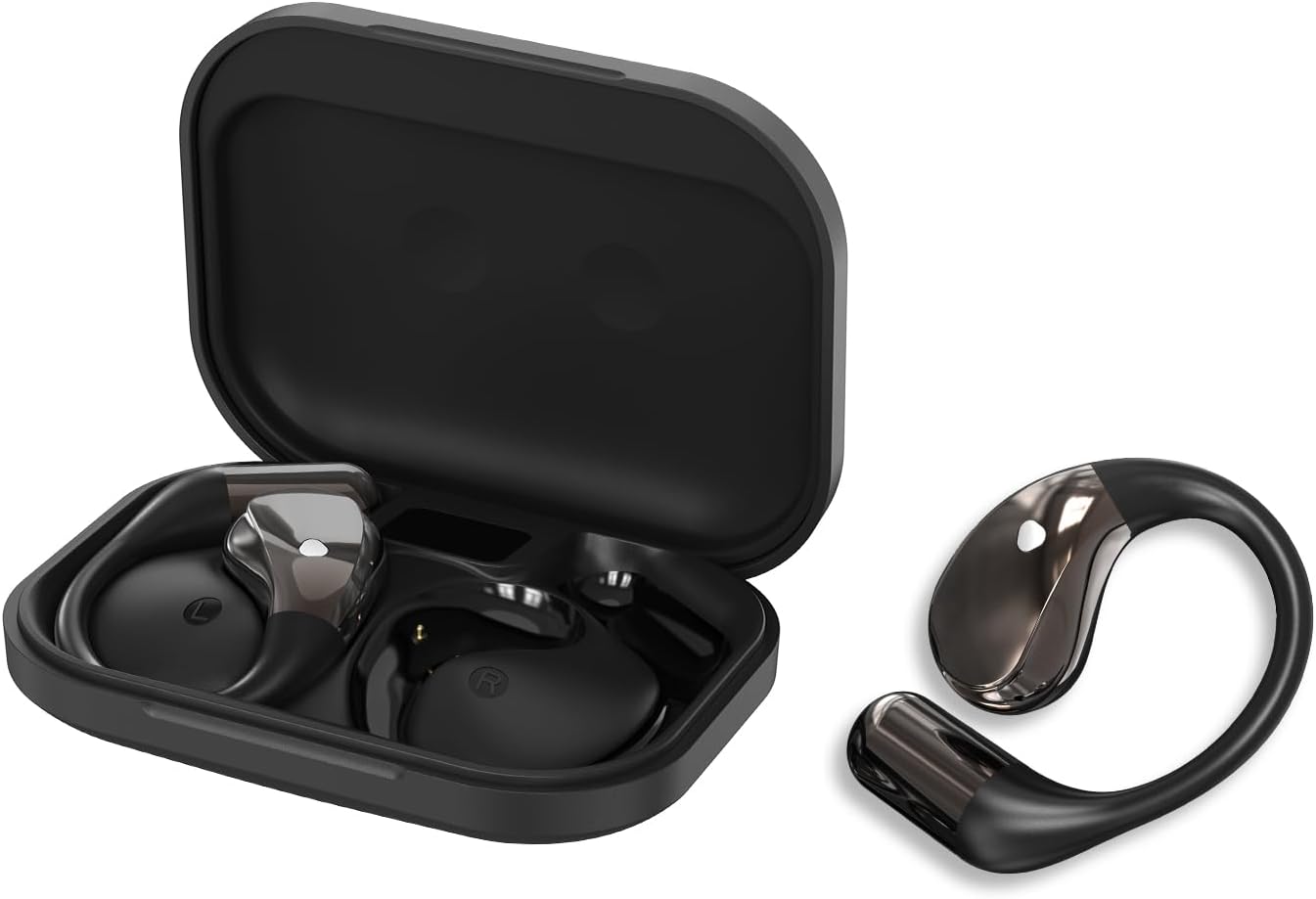 Detalle de Écouteurs Bluetooth sans Fil à conduction d’air ouverte — HiFi, IPX7 et 40H d’autonomie