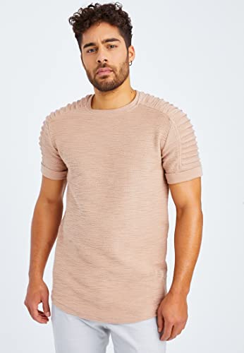 Thumbnail 7 de Leif Nelson Camiseta para Hombre LN-6325 con Cuello Redondo - Beige, Talla XL