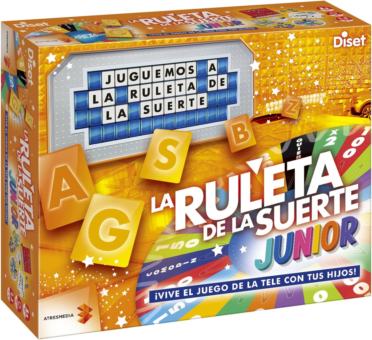 Thumbnail 5 de Diset La Ruleta de la Suerte 🎡 Juego de Mesa para 2-4 Jugadores