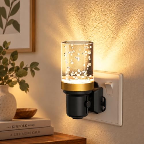 Detalle de JandCase Night Light Plug in Wall – 3000K Warm White with Dusk‑to‑Dawn Sensor