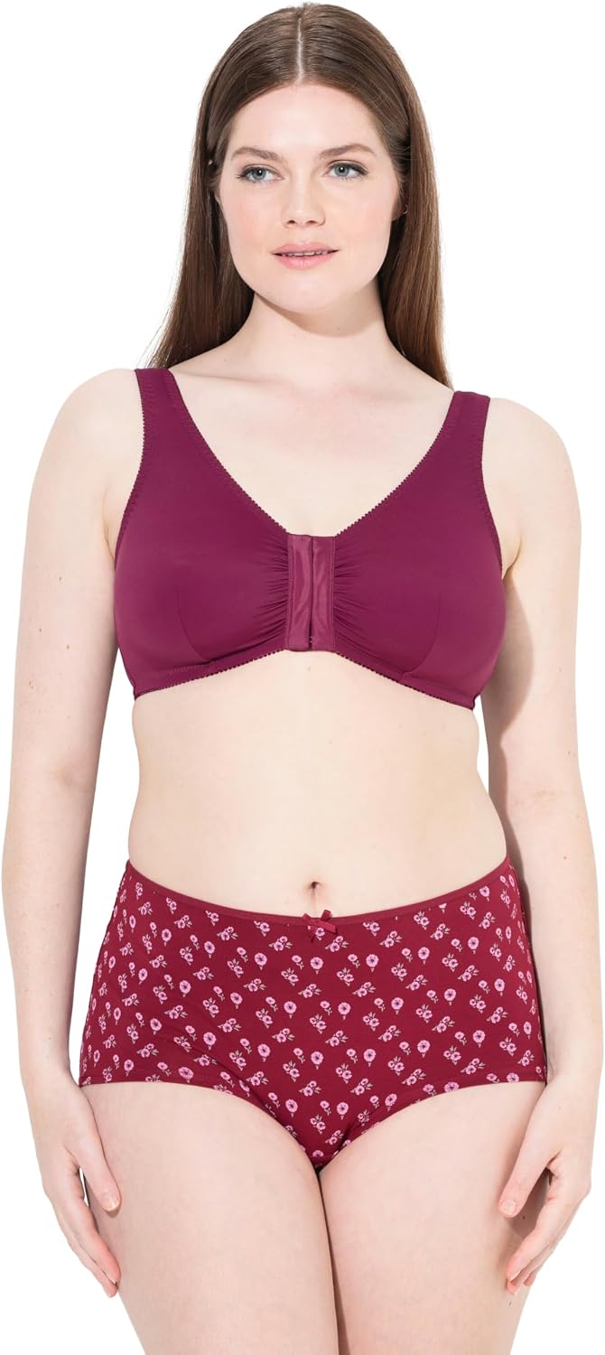Detalle de Ulla Popken Damen Große Größen 7/8-Cargohose mit Komfortbund – 720673