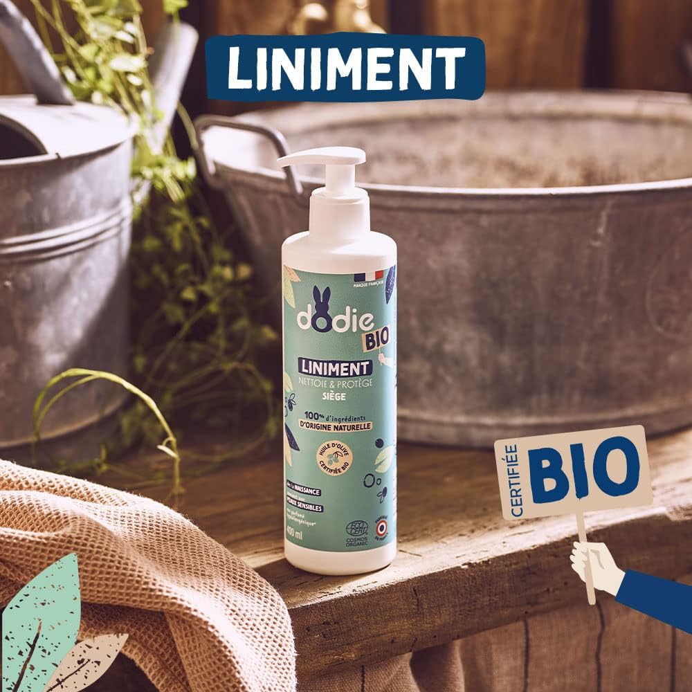Thumbnail 6 de Dodie Liniment Oléo-calcaire Bio 400 ml — soin nettoyant et protecteur dès la naissance