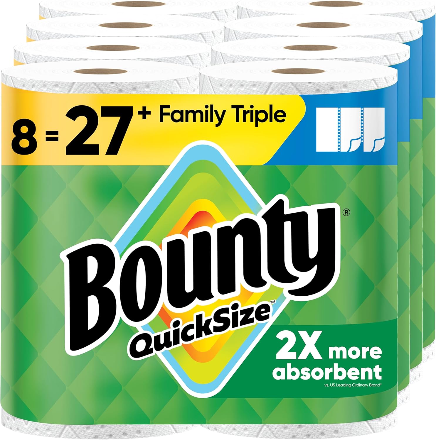 Bounty Quick-Size Paper Towels 27 rolls