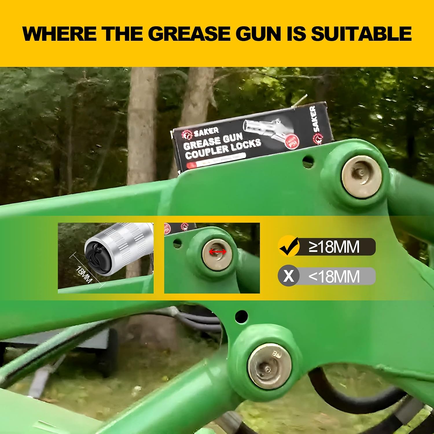 Detalle de Saker Schnellkupplung Fettpresse 12.000 PSI
