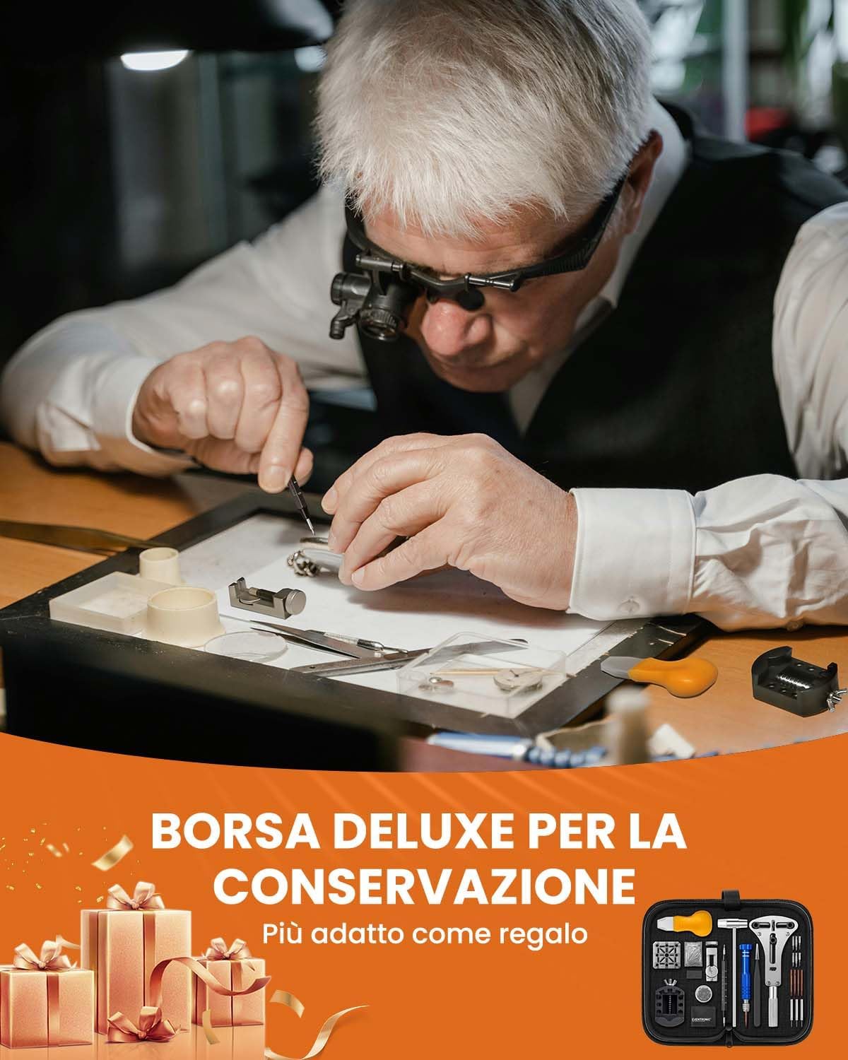Thumbnail 6 de Eventronic Kit Orologiaio per la Sostituzione Batteria & Regola Cinturino