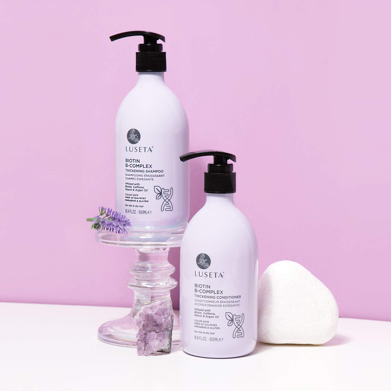 Detalle 1 de Luseta Biotin Shampoo and Conditioner Set