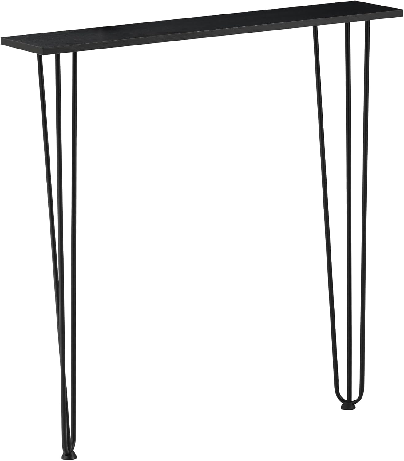 Thumbnail 5 de [en.casa] Étagère moderne à pieds épingle (82 x 80 x 18 cm) noire pour table d’appoint et rangement