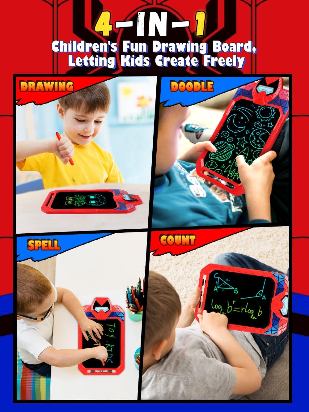 Thumbnail 5 de Fullware Spider Hero LCD Writing Tablet 10