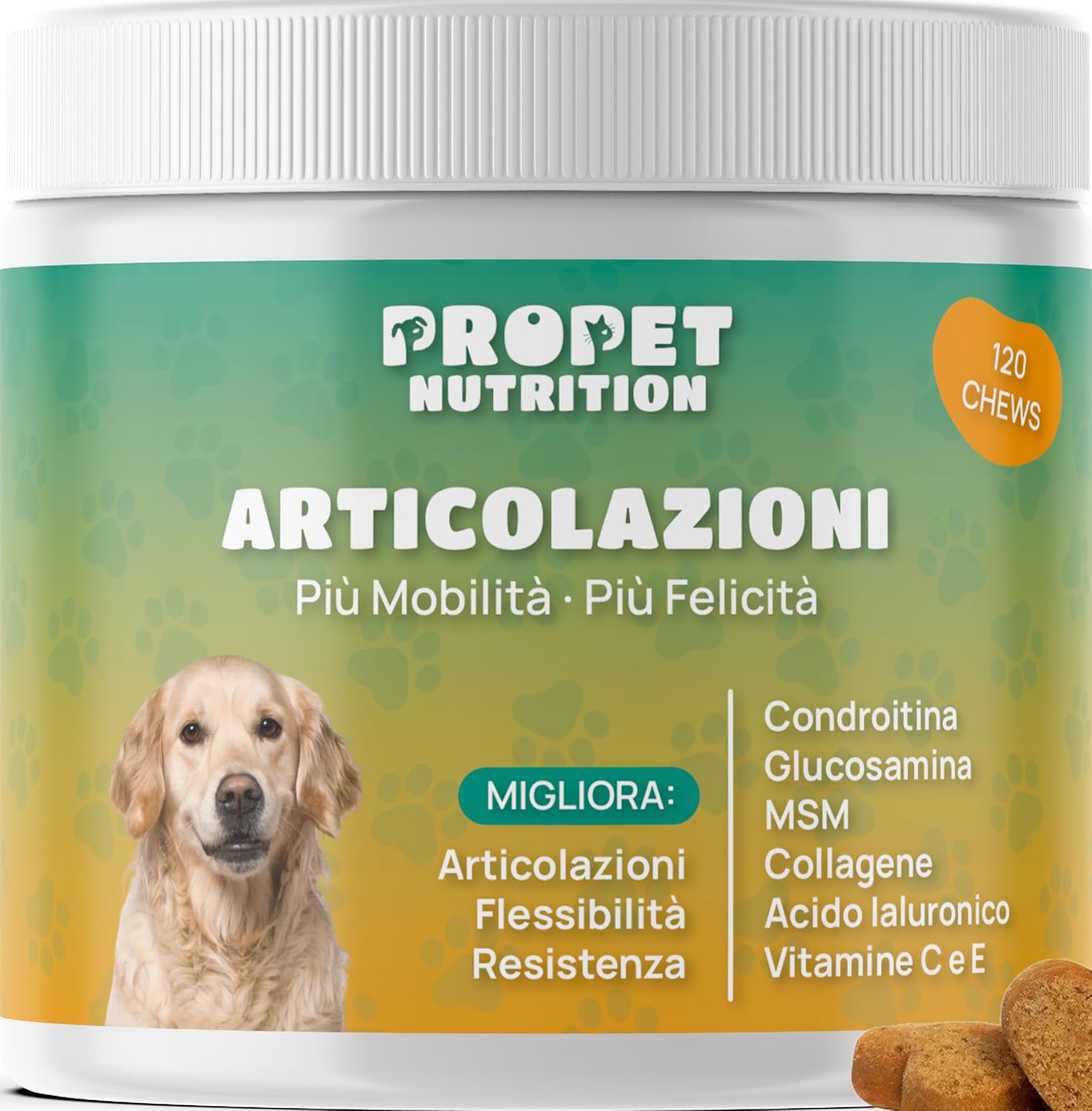 Integratore Articolazioni Cane – Snack naturali per mobilità e benessere articolare