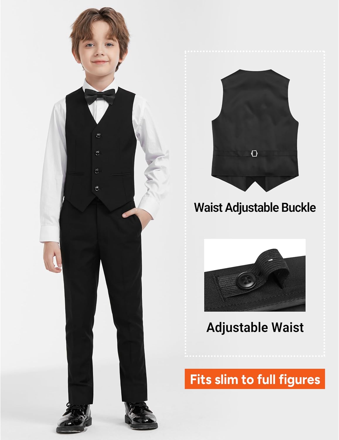 Detalle 2 de AmazingSea Boys Formal Suit 7-piece
