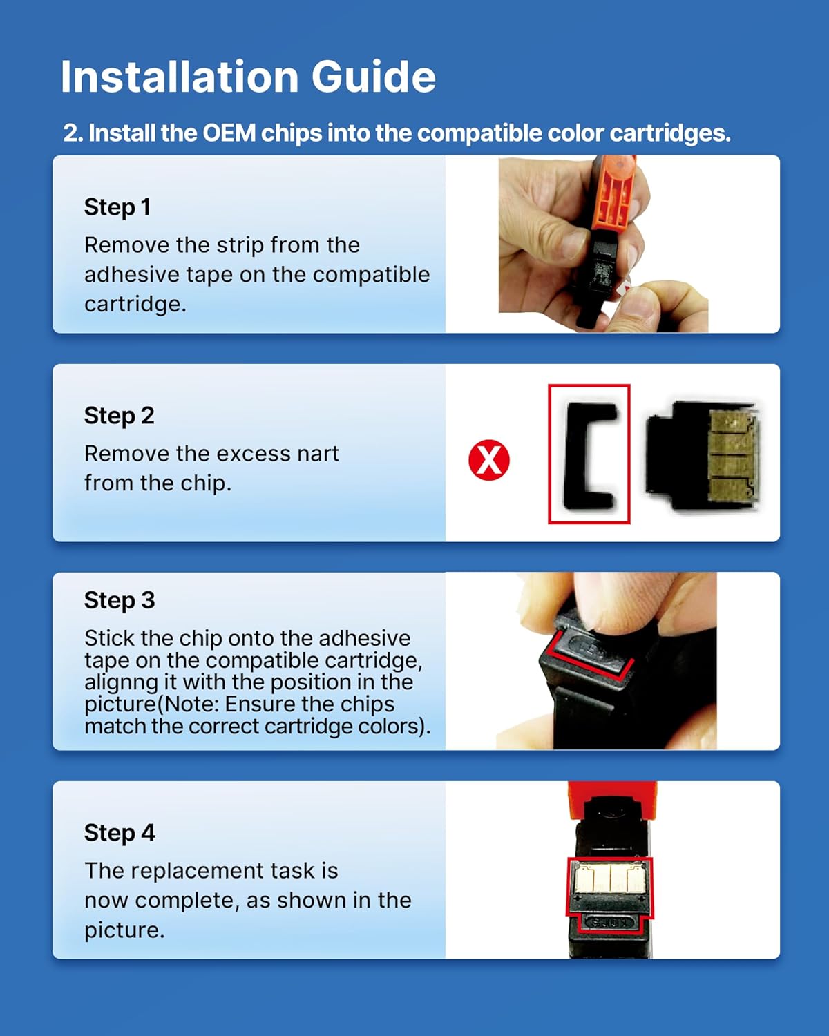 Thumbnail 6 de 924 Ink Cartridges Replacement for HP 924 (Without Chip) — 4 Pack by Washope