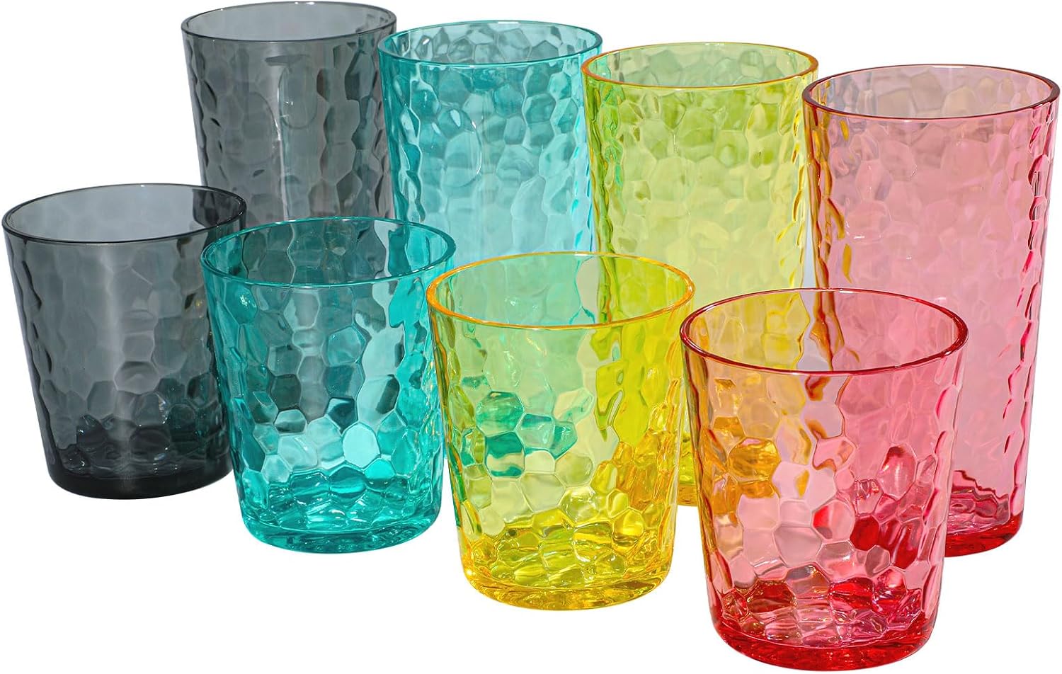 Detalle de AKMQYM Plastic Tumblers 8-Pack