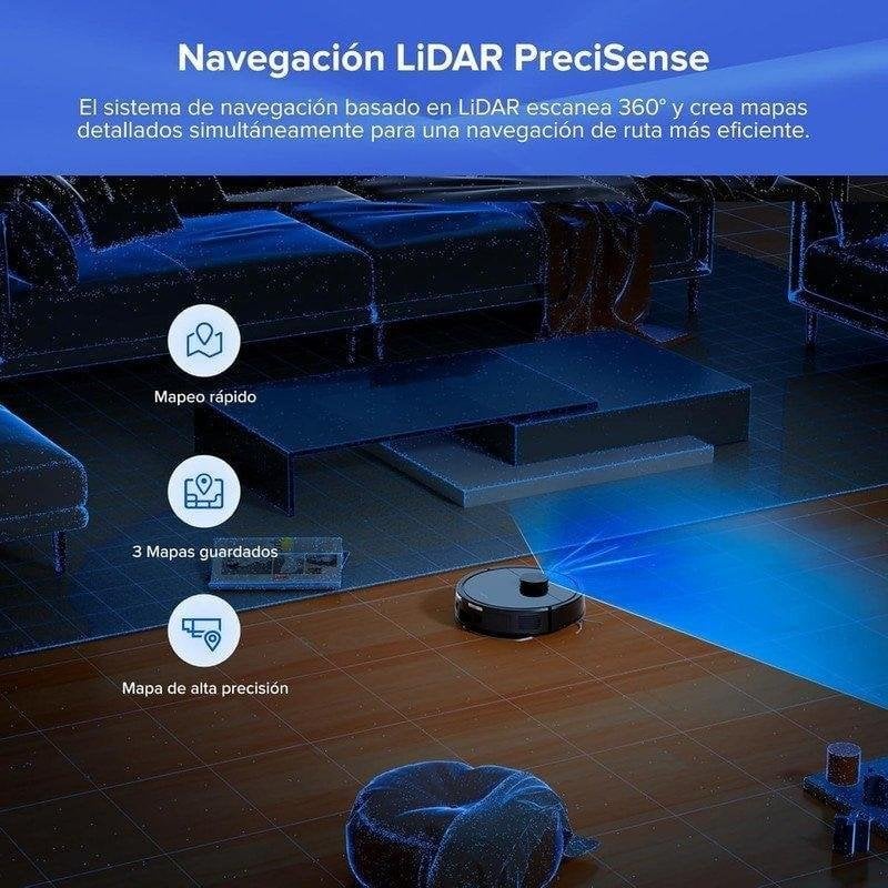 Detalle 2 de Roborock Q7L5+ Robot aspirador con autovaciado y AutoBoost para alfombras