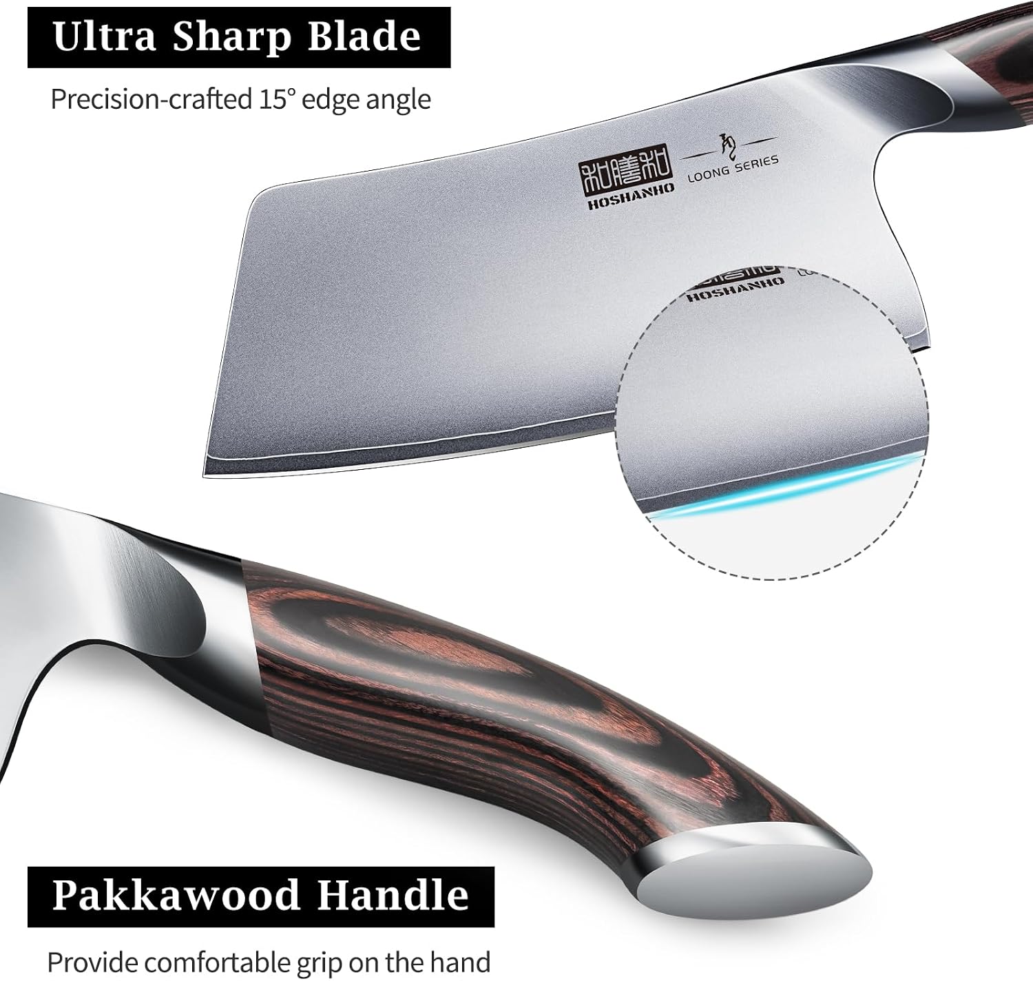 Thumbnail 2 de HOSHANHO Cleaver Knife 7-Inch