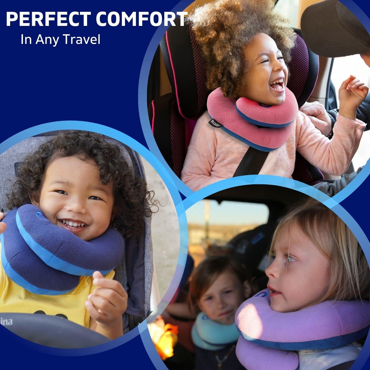 Thumbnail 4 de BCOZZY Kids chin supporting travel pillow for ages 8–12 (medium) – travel essential for car seats and flights