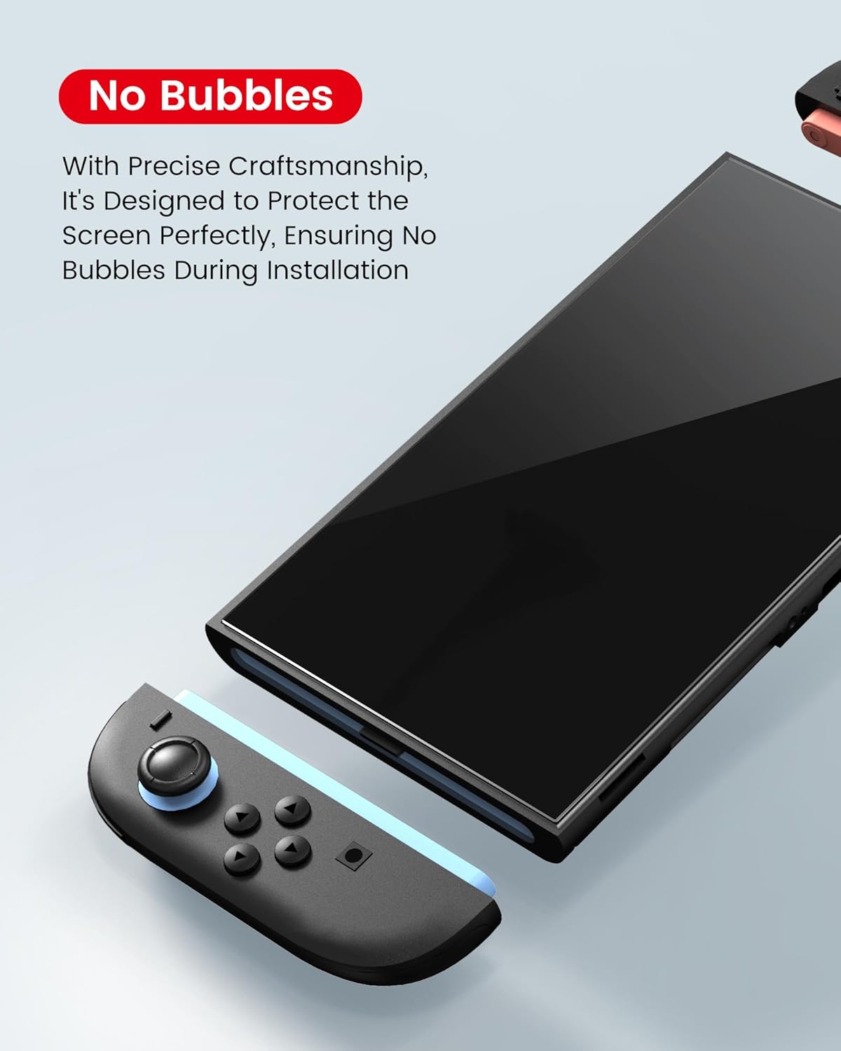 Thumbnail 5 de TRANSNOVO Screen Protector for Nintendo Switch 2 (2025) – Tempered Glass Ultra HD, 9H, Bubble-Free (2 Pack)