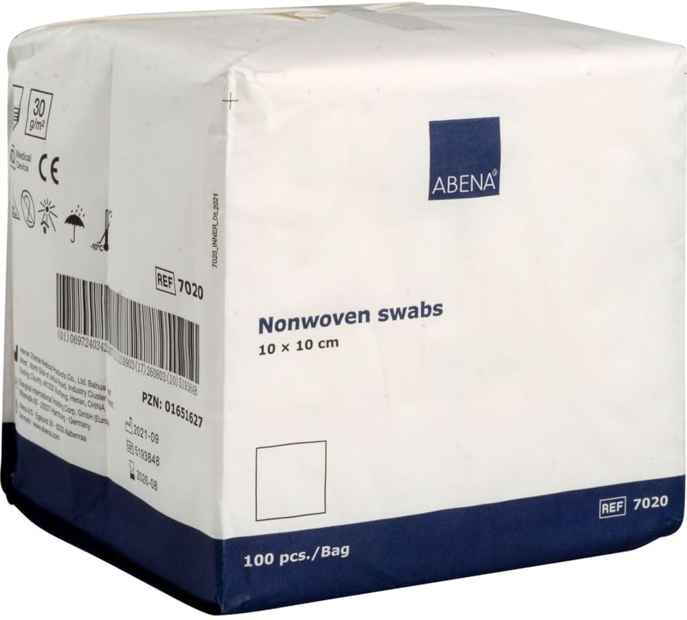 Thumbnail 5 de ABENA Gauze Pads 10x10cm (200 Pack) – Non-Sterile, Non-Adhesive, Soft 4-Ply Absorbent Dressings