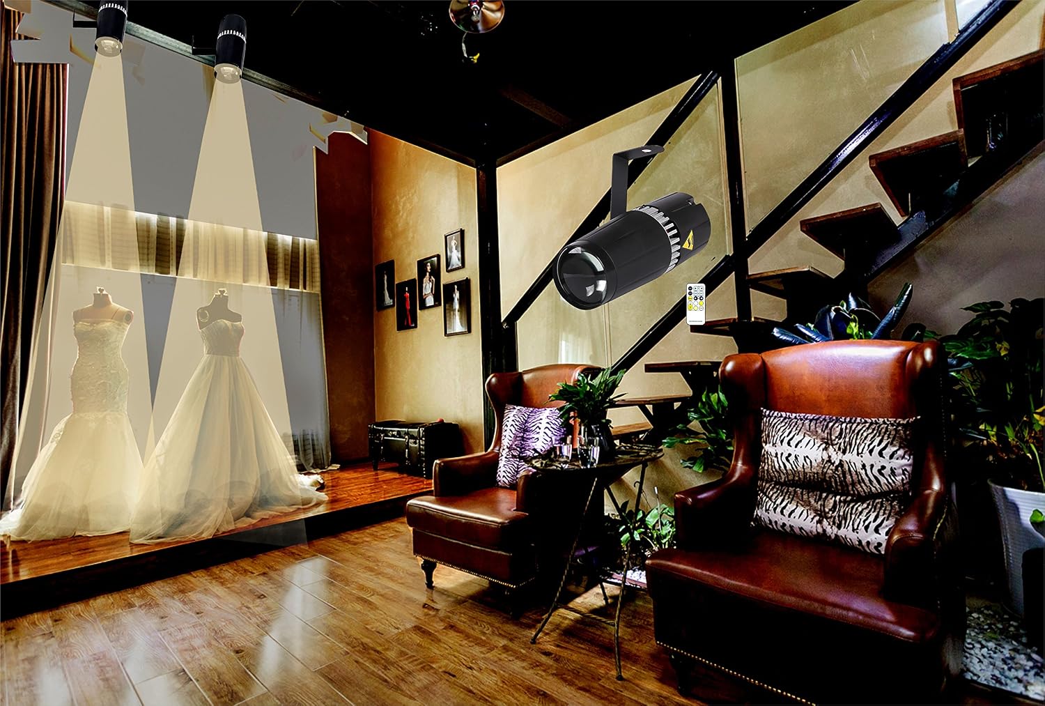 Detalle 2 de TOM pinspot6DW 6W LED Stage Light with Cool and Warm White
