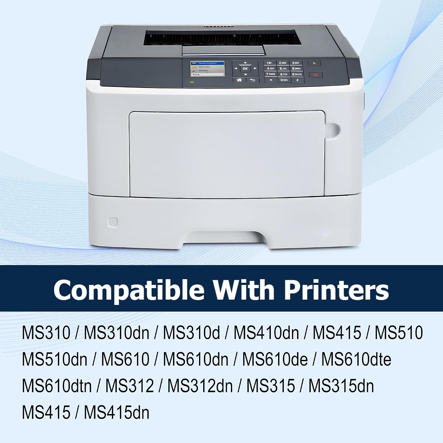 Detalle 2 de 501H Compatible Toner Cartridge for Lexmark