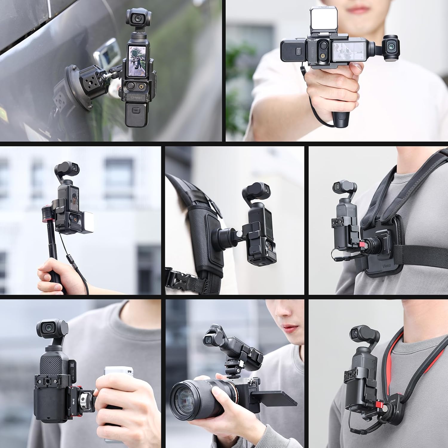 Detalle 1 de ULANZI PK-06 Erweiterungsadapter für Osmo Pocket