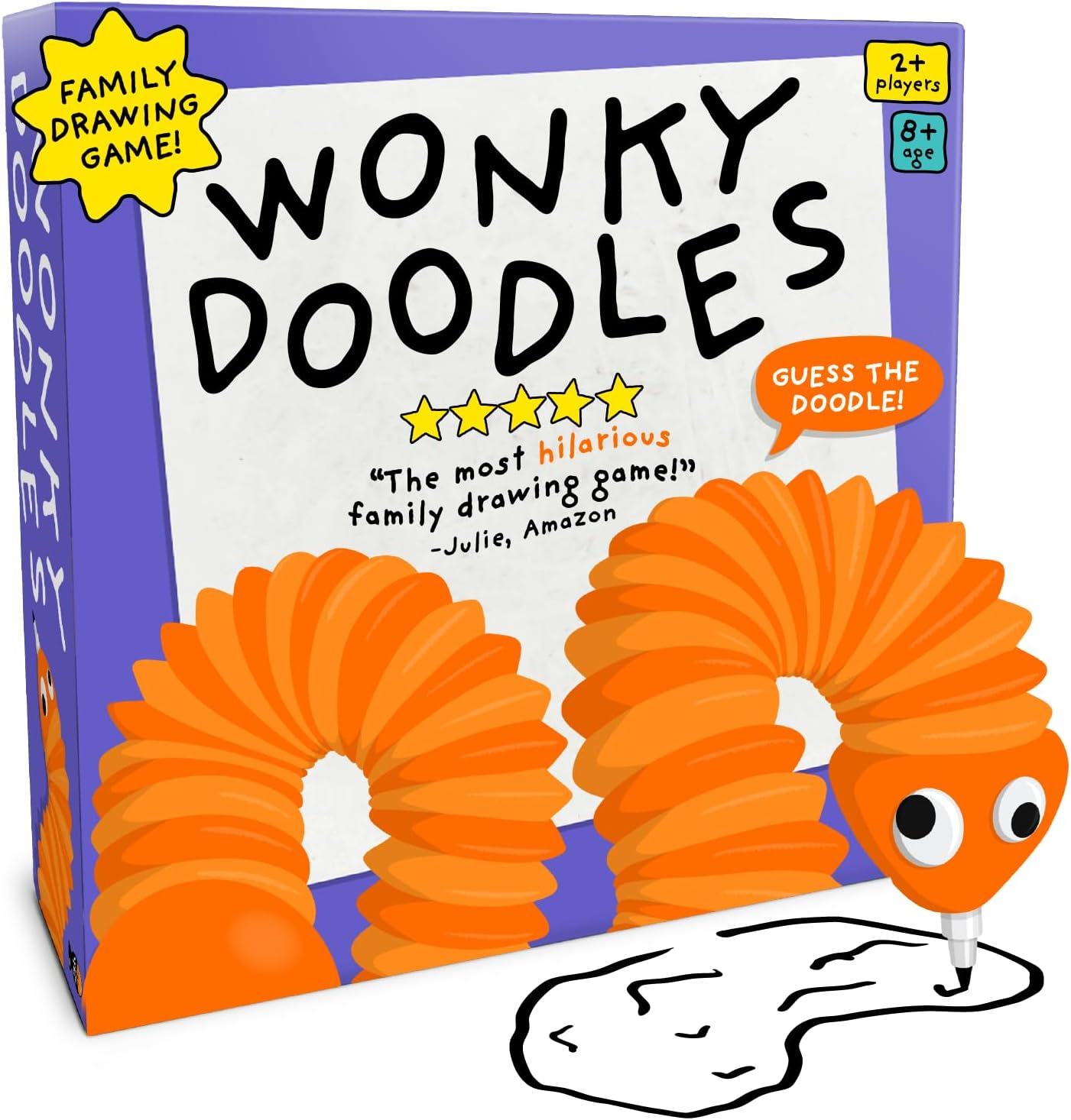 Detalle de Wonky Doodles drawing game for groups