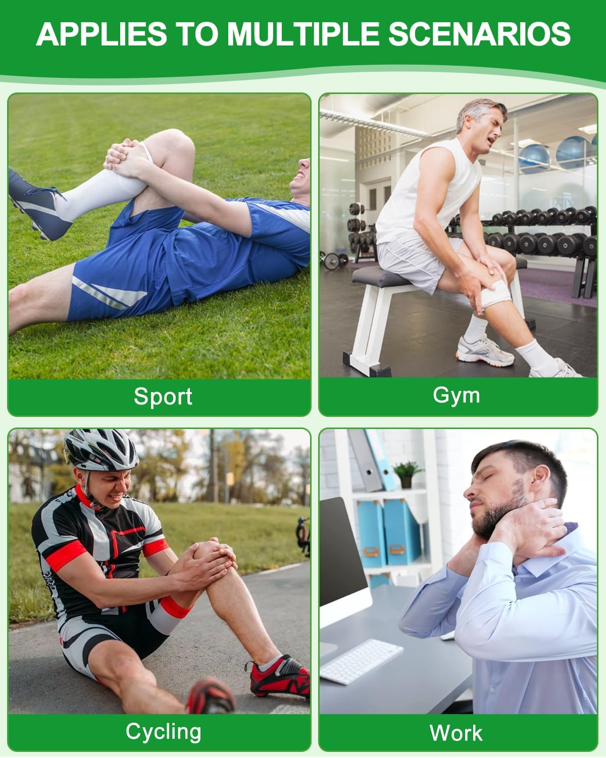 Thumbnail 6 de Knieflicken 84 Pcs Knie Schmerzlinderung Patch – natürlich, bequem und wärmend