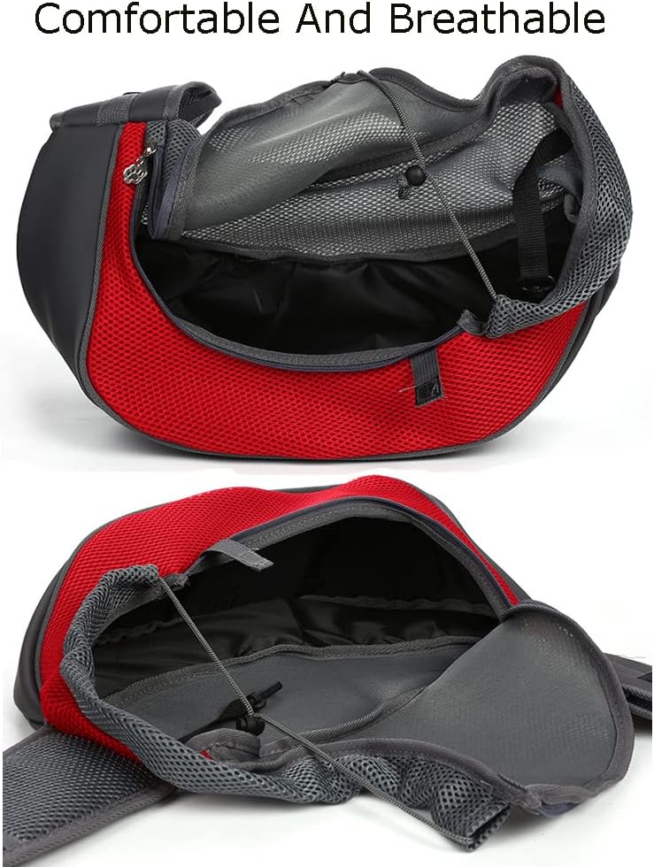 Detalle 2 de Pet sling carrier with hand free strap 45 x 13 x 28cm