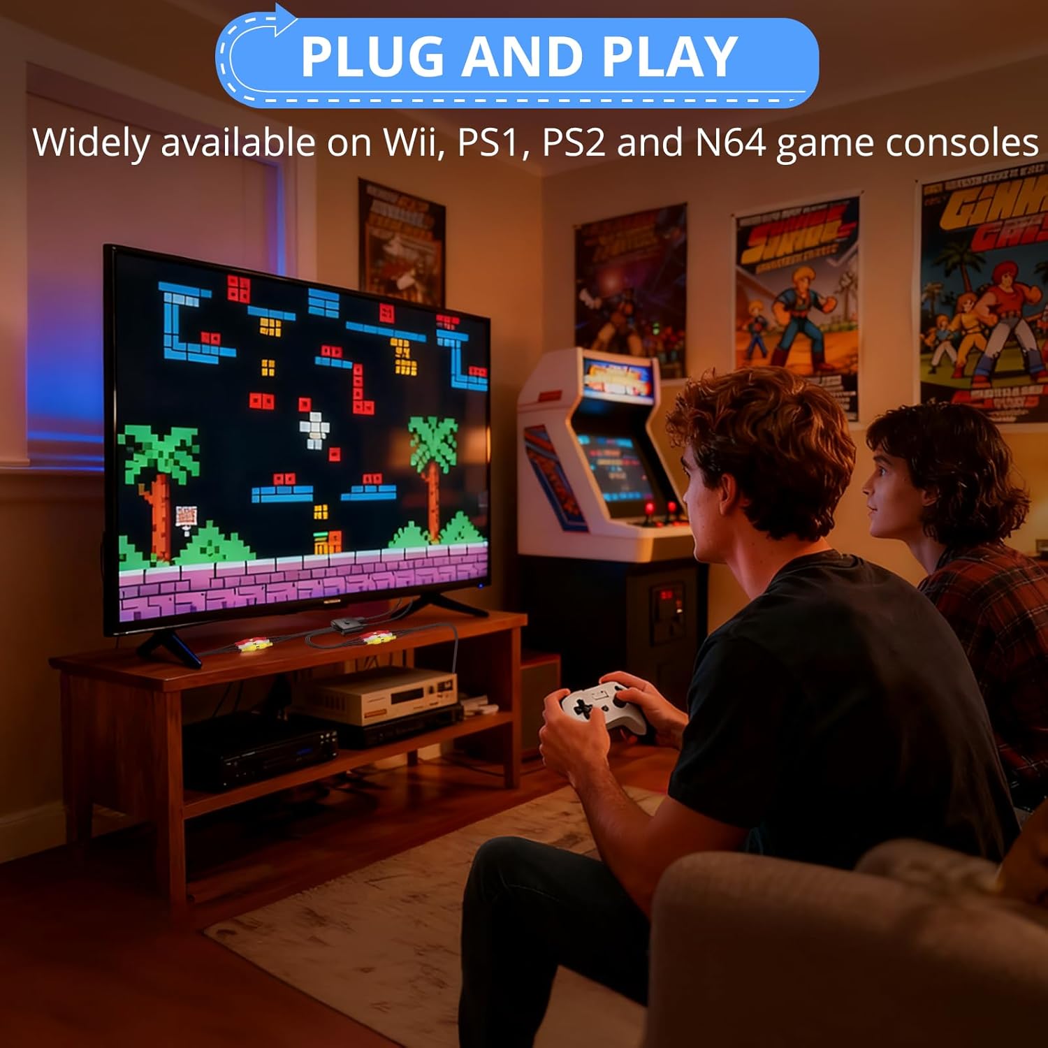 Thumbnail 6 de CAMWAY 2 Port RCA to HDMI Converter (1080P/720P output) with 4:3/16:9 switch