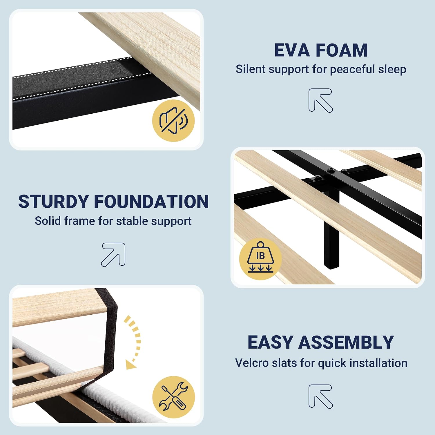 Thumbnail 6 de Allewie King Bed Frame