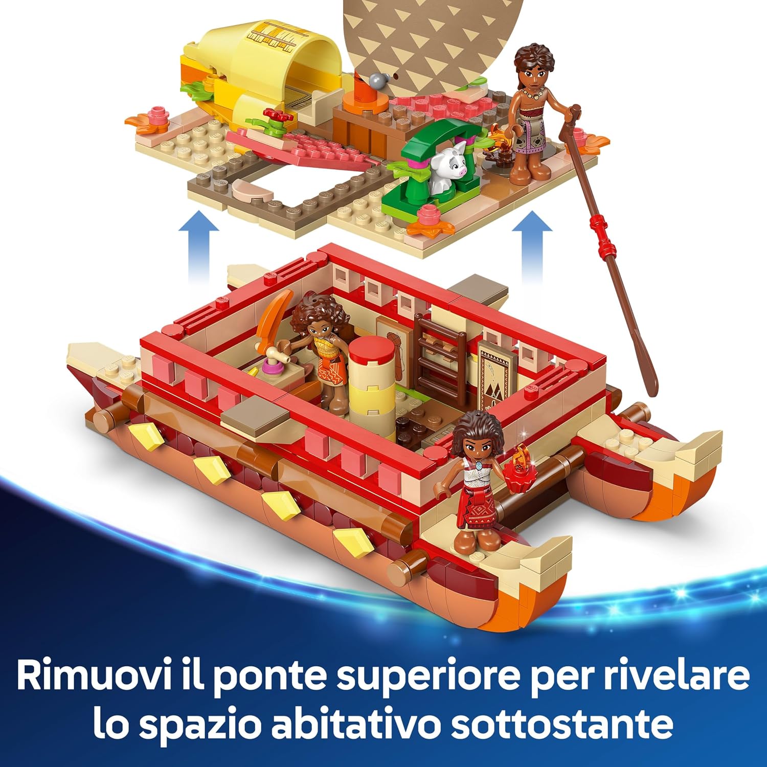Thumbnail 4 de LEGO Disney 43270 Canoa di Vaiana