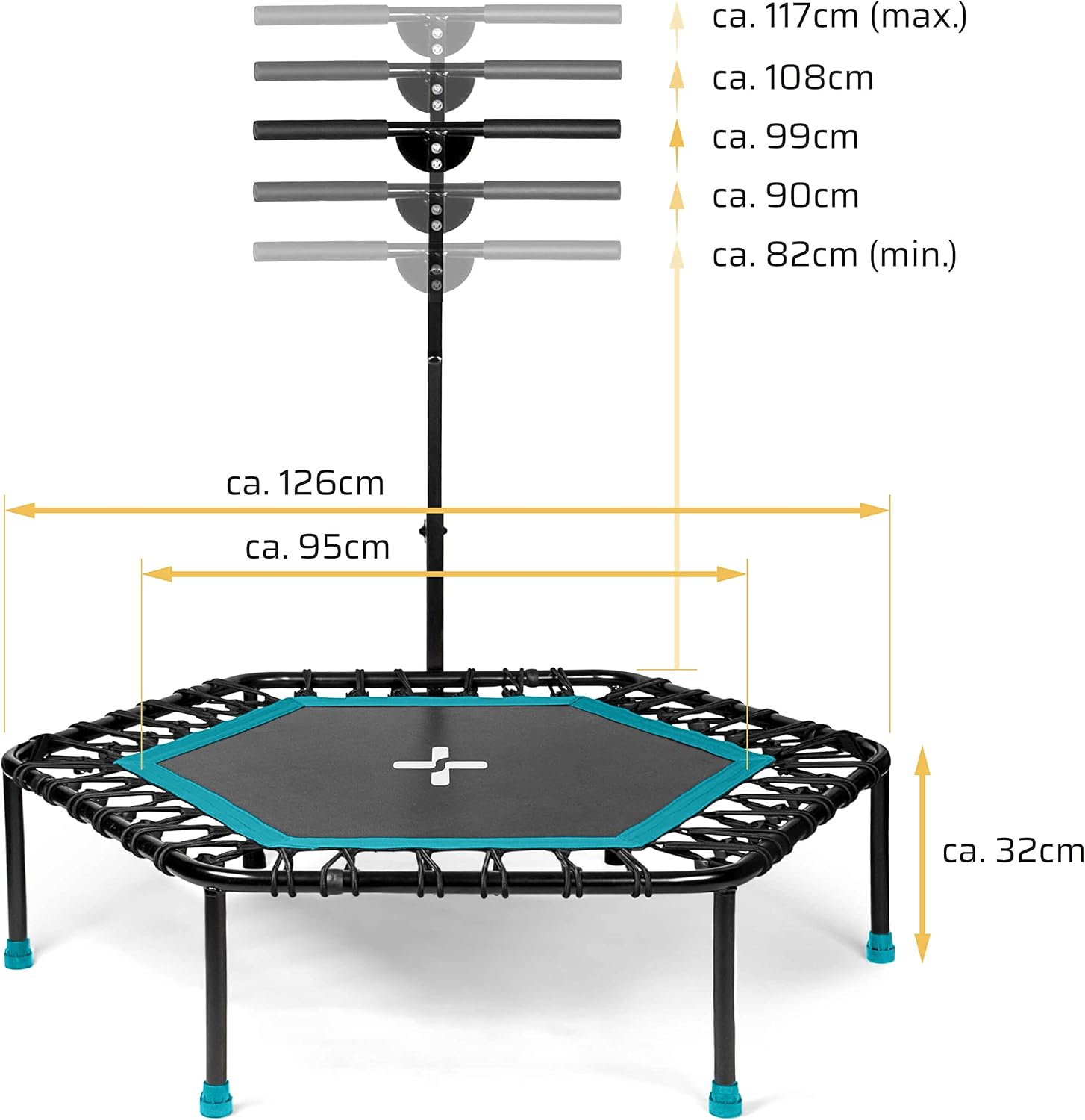 Detalle 2 de SportPlus Fitness-Trampolin 130 kg đ
