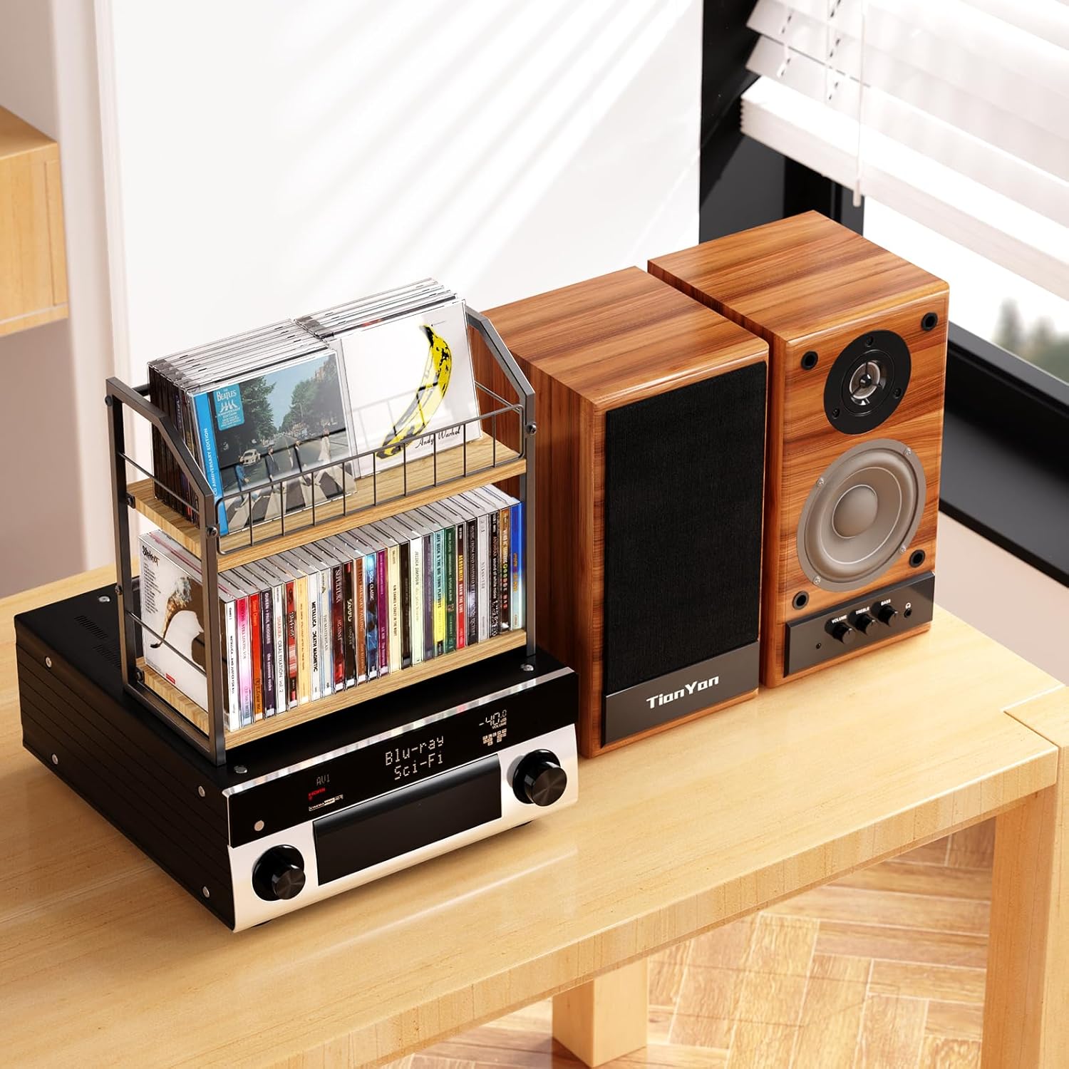 Thumbnail 1 de PAPAGIFTREE CD rack holds 60