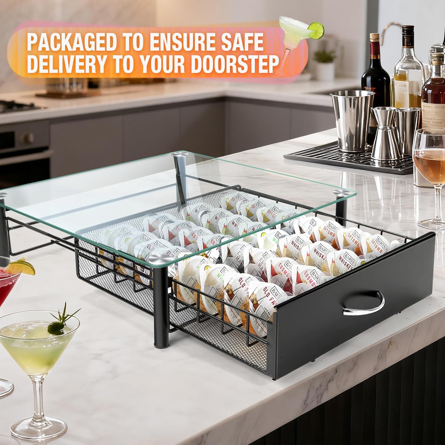 Thumbnail 6 de Cocktail Beverage Storage Drawer for Bartesian Capsules and BEV by Black+Decker – 36-Capsule Organizer