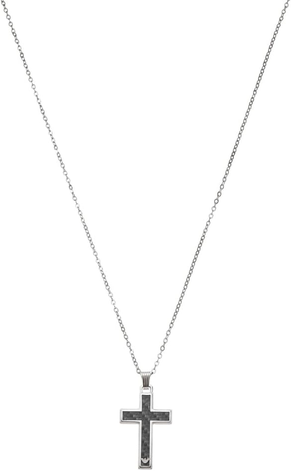 Thumbnail 6 de Emporio Armani Collana da uomo in acciaio inox, finitura spazzolata – stile senza tempo