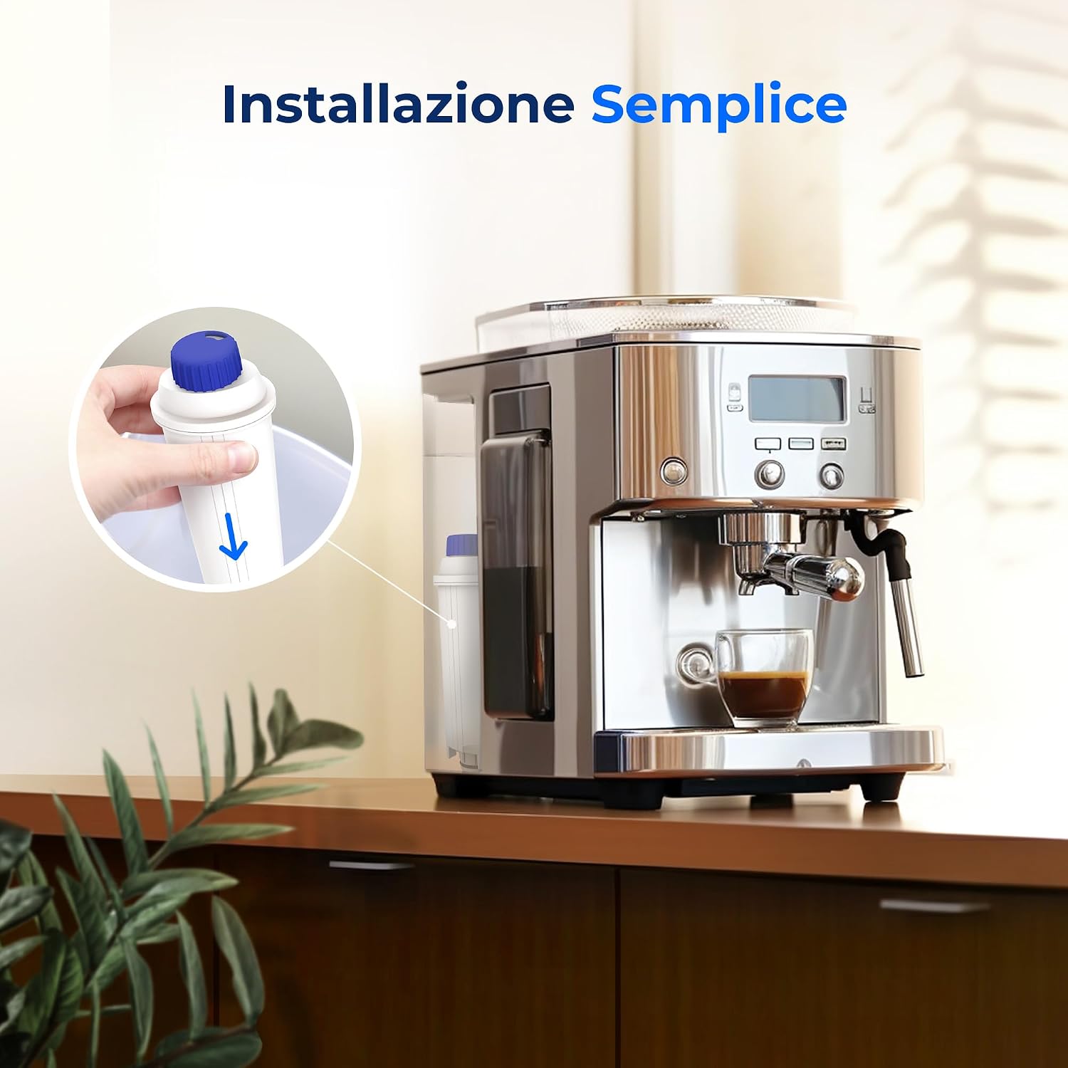 Thumbnail 6 de Waterdrop Filtro Acqua Certificato TÜV SÜD per Macchina da Caffè De'Longhi ECAM/ETAM