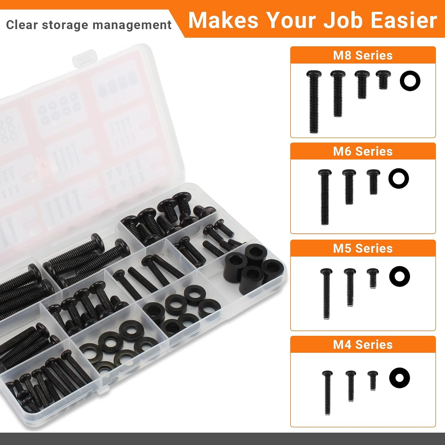 Thumbnail 6 de Xyxu TV Bracket Screws 76-piece kit for 80-inch TVs
