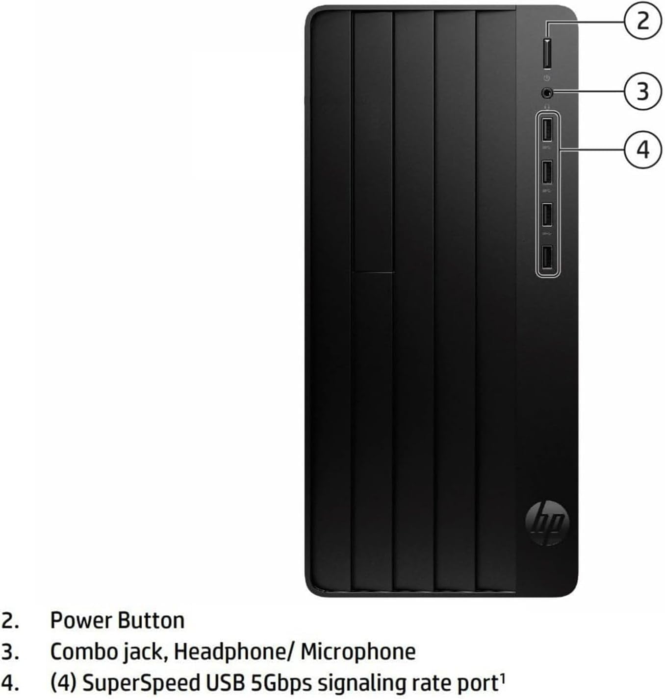 Detalle de HP Desktop Computer Tower with 1TB SSD