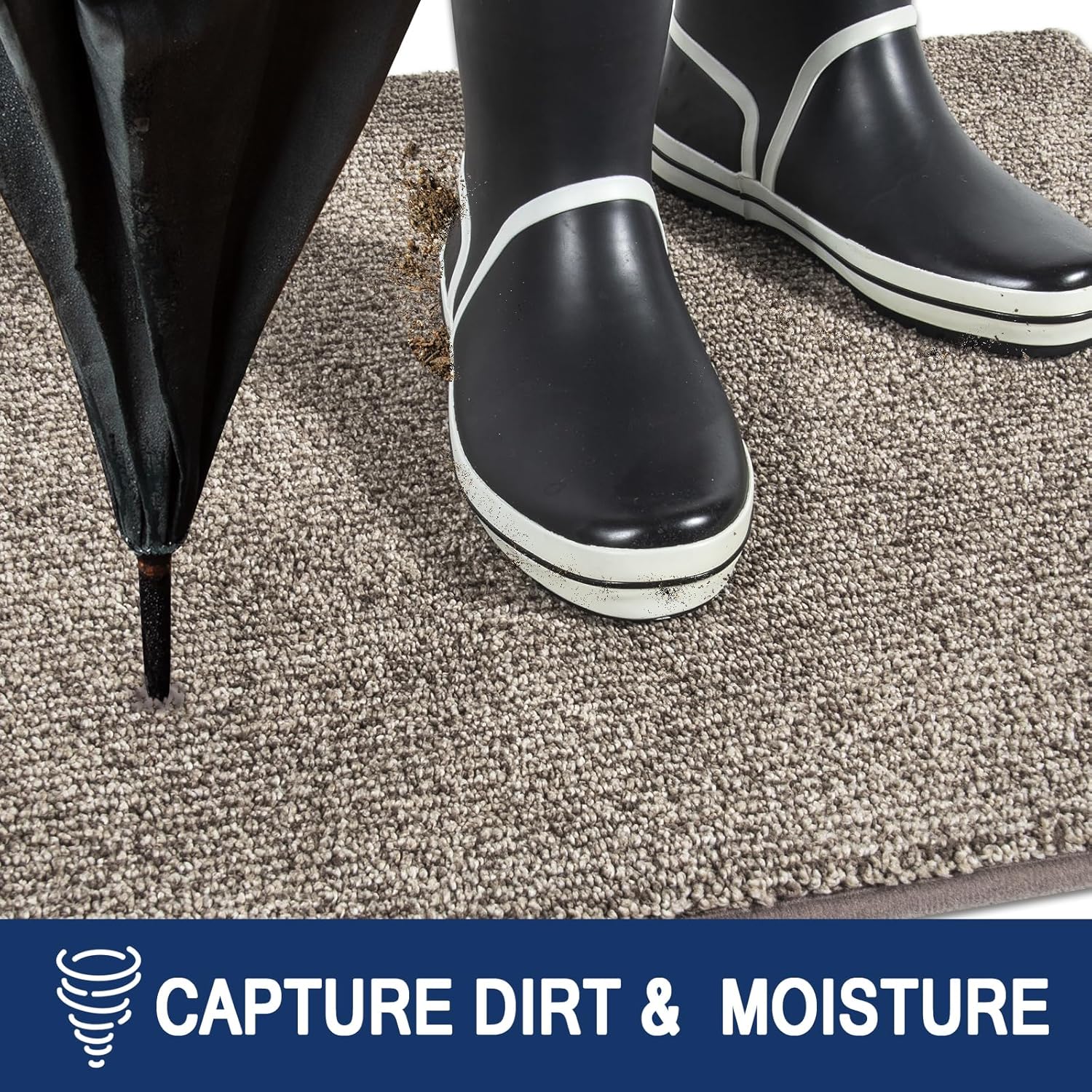 Thumbnail 1 de FCSDETAIL Dirt Trapper Indoor Door Mat 86 x 150 cm – Machine Washable, Non-Slip Entrance Rug