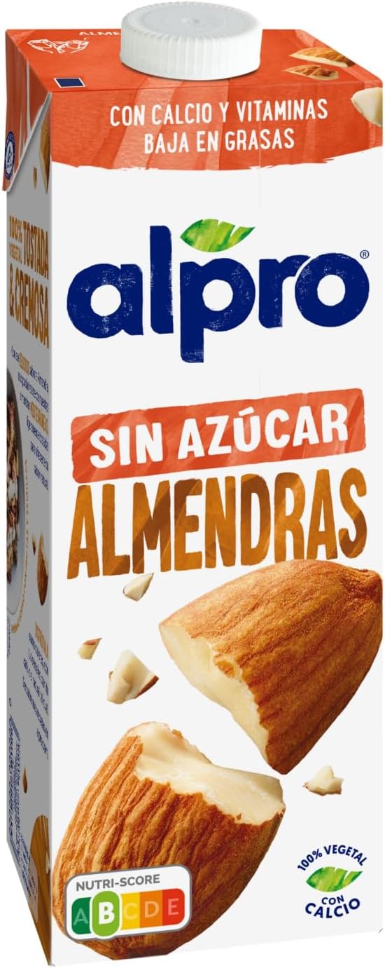 Detalle de Alpro Bebida de Almendras sin Azúcar Pack 6L 🥛