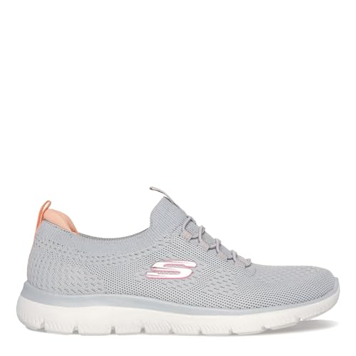 Thumbnail 4 de Skechers Mujer Summits Top Player en Gray Knit/Pink & Coral Trim (talla 41 EU)