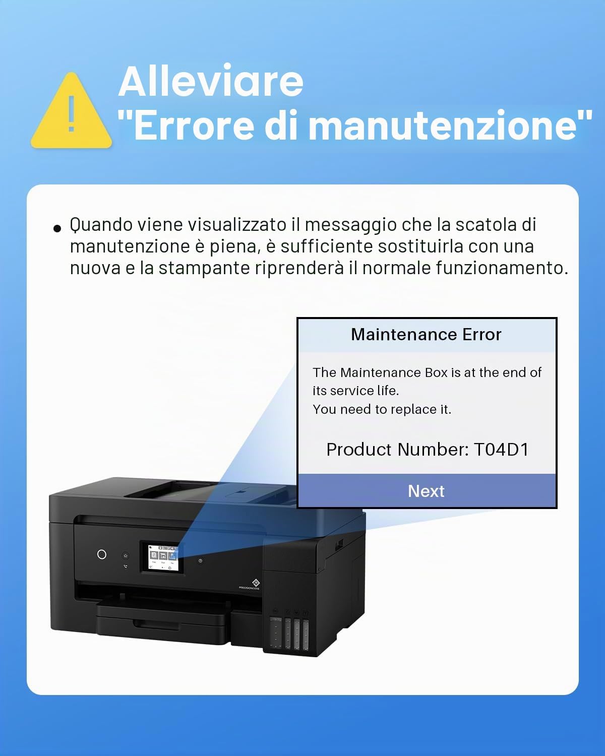 Thumbnail 5 de Skydo T04D1 Scatola di Manutenzione compatibile Epson: alta assorbenza e sostituzione rapida