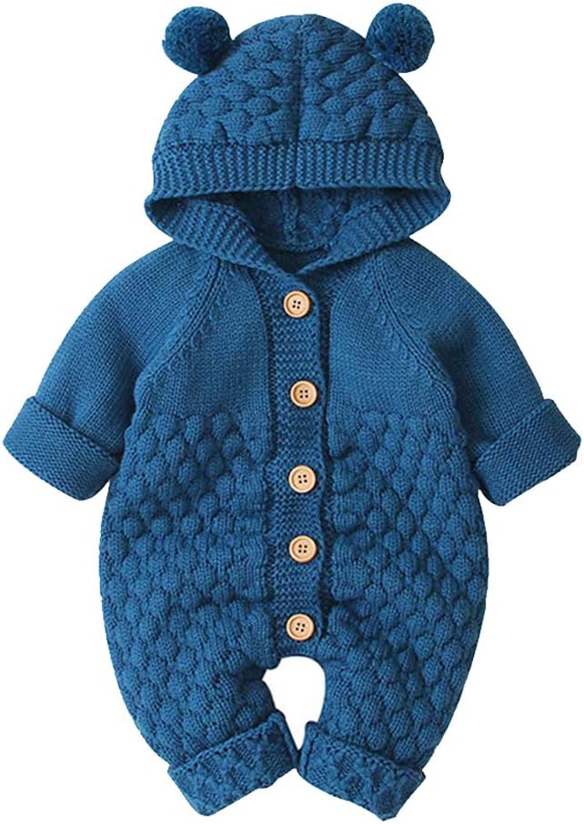 Detalle de Odizli Baby Strampler mit Kapuze Langarm